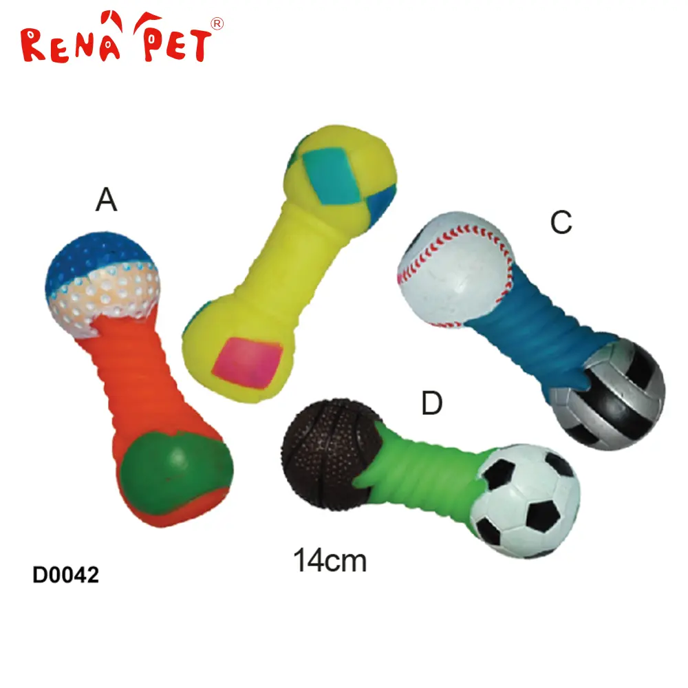 2017 New Design Interactive Squeaky Bone Shape Dog Toy