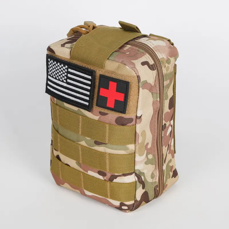 Wholesale Emergency Survival Kit And First Aid Kit 142Pcs Professional Survival Gear And Equipment With Molle Pouch For Camping