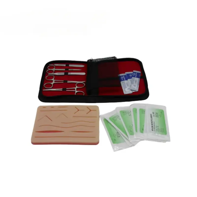 Medical Surgical Instruments Suture Tool Set Stainless Steel Sutures Medic Kit Set With 22pcs For Medical Students