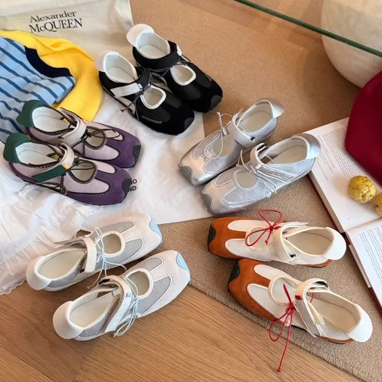 Women Loafers Sport Shoes  Summer New Flats Sneakers Casual Sandals Fashion Running Shoes Retro Ballet Walking Mujer Zapatos