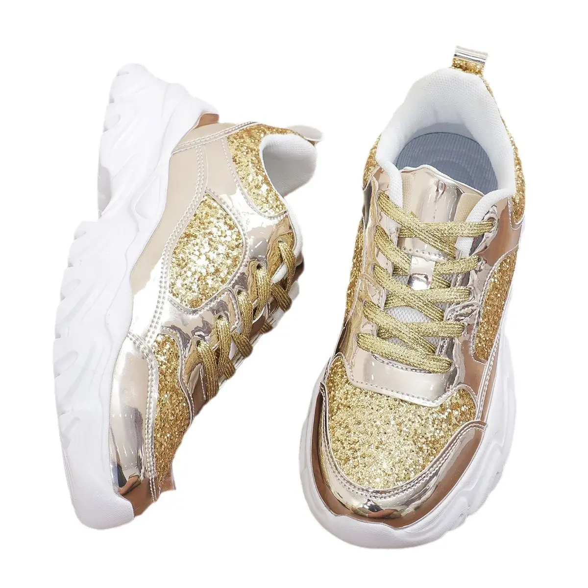 Women's Casual Sneakers Comfortable Anti Slip Sports Shoes Woman Fashion Breathable Soft Sole Platform Sneakers Plus Size 42