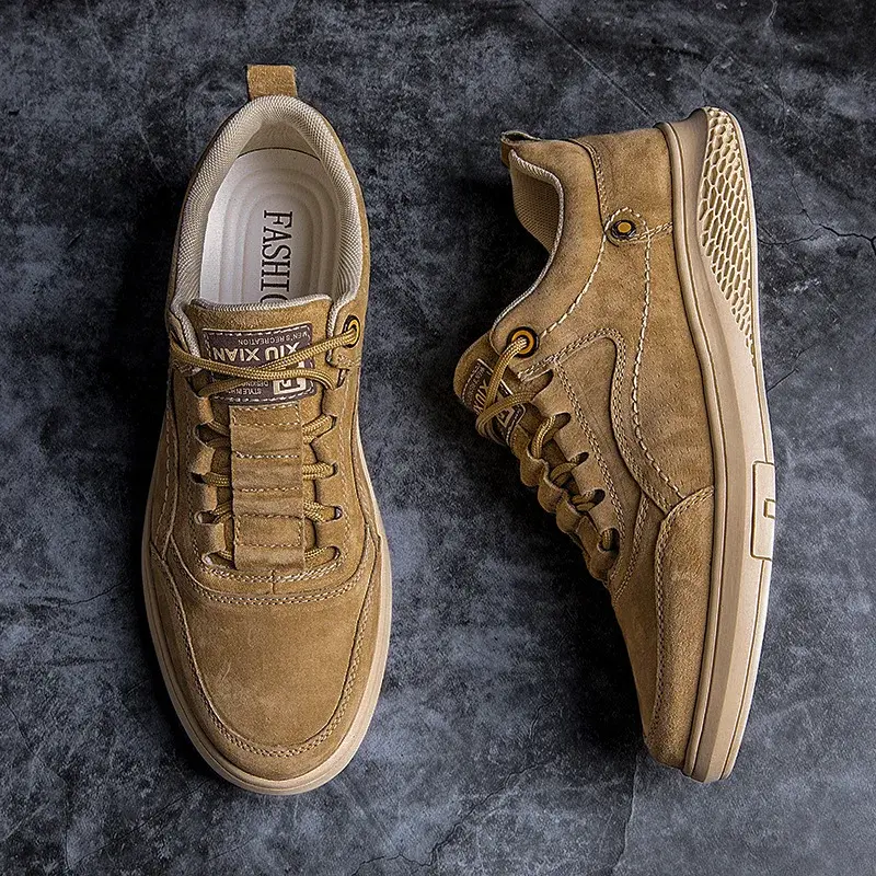 Men's Leather Casual Shoes Moccasins Men Flats Brand Spring New Fashion Men Sneakers Shoes