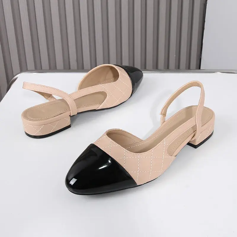 Summer Women's High Heels Korean Style Mary Jane Shoes Stylish Party Work Wear Ladies Casual Luxury Designer Sandals