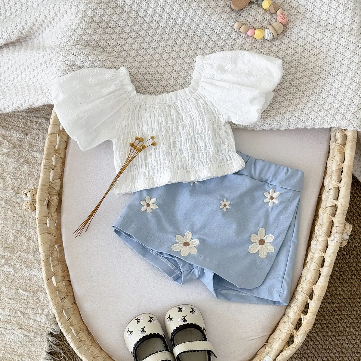 INS Summer Baby Girls Clothes Rainbow Patchwork Romper Baby Boys Bodysuit Clothes+White T-shirt Newborn 0 to 18 months 2Pcs/Set