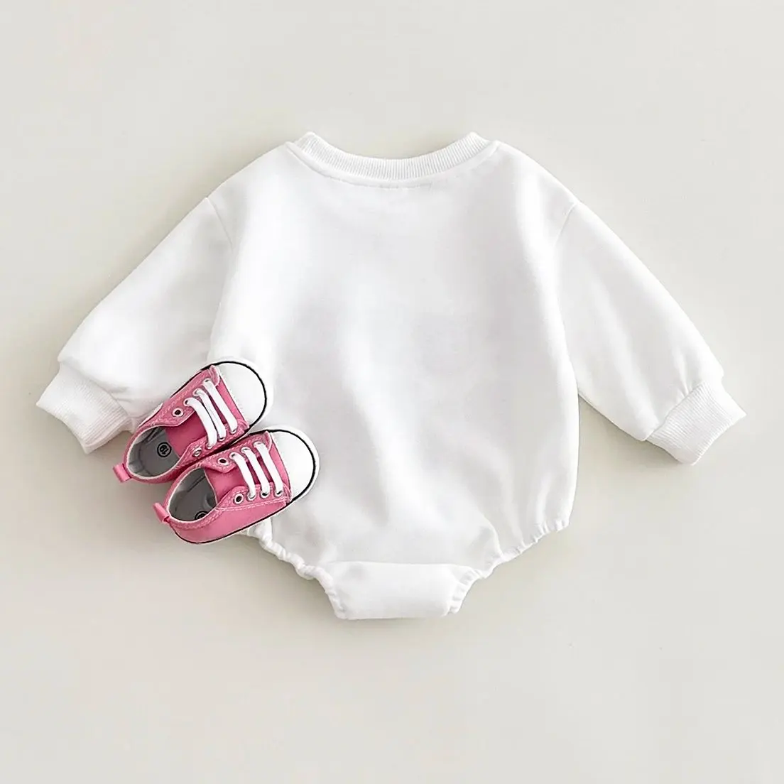 2024 Baby Girl Clothes Autumn Thick Cotton Jumpsuit Cute Bubble Romper Colorful Letter Embroidery Winter Newborn Bodysuits