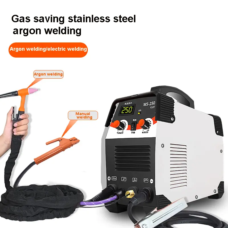 WS-250 Electric Welding Machine 220V Household Inverter Argon Arc Welding Machine Dual-Purpose Welder Power Tool