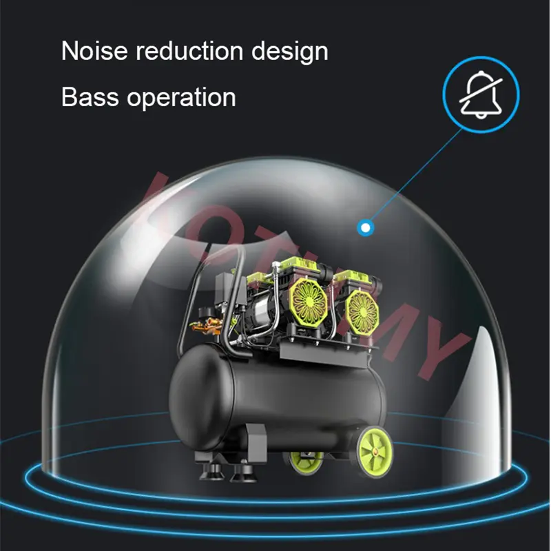 220V Portable Air Compressor Ultra Quiet Oil Free Small Air Compressor Spray Painting High-pressure Air Pump Car Air Compressor