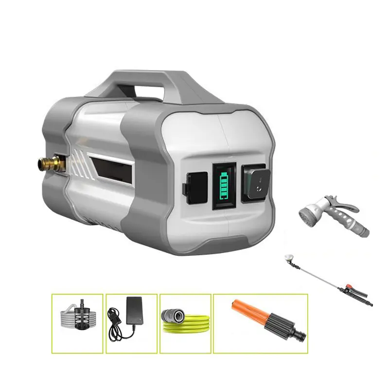 Outdoor Lithium Battery Dual-core Water Pump Agricultural Irrigation Car Wash Watering Vegetable Garden Supplies