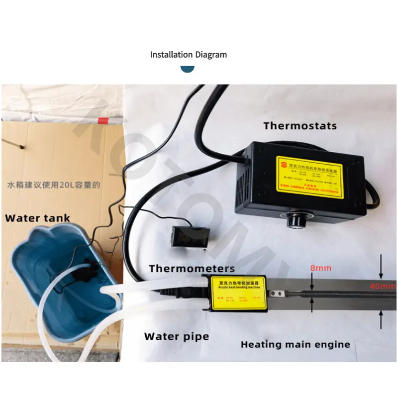 Acrylic Bending Machine 30cm/60cm Acrylic Bender Plastic Plates PVC Plastic Board Bending Device for Advertising Sign Making