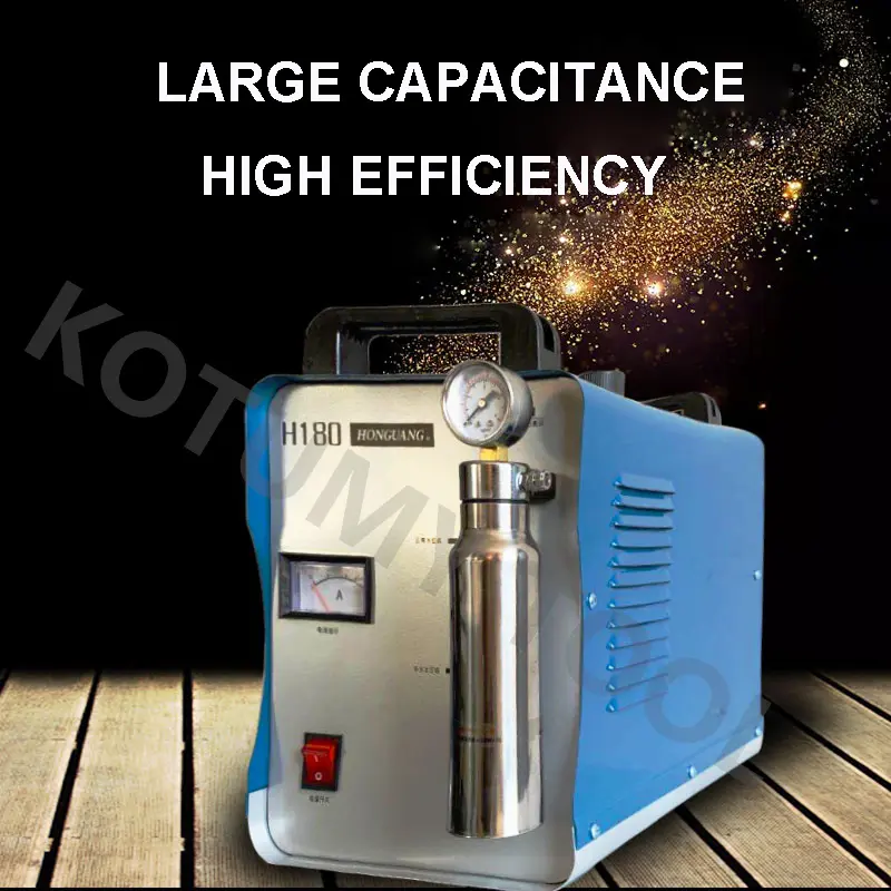 Acrylic Flame Polishing Machine 220V Plexiglass Acrylic Electrolysis Water Welding Machine Hydrogen Oxygen Generator H160/H180