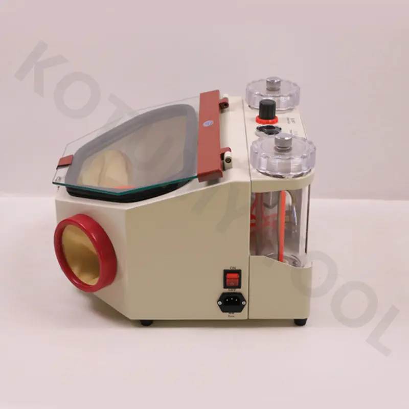 Dental Lab Equipment Double Pen Sandblasting Box Blasting Unit Dental Twin-pen Sandblaster Sandblasting Machine