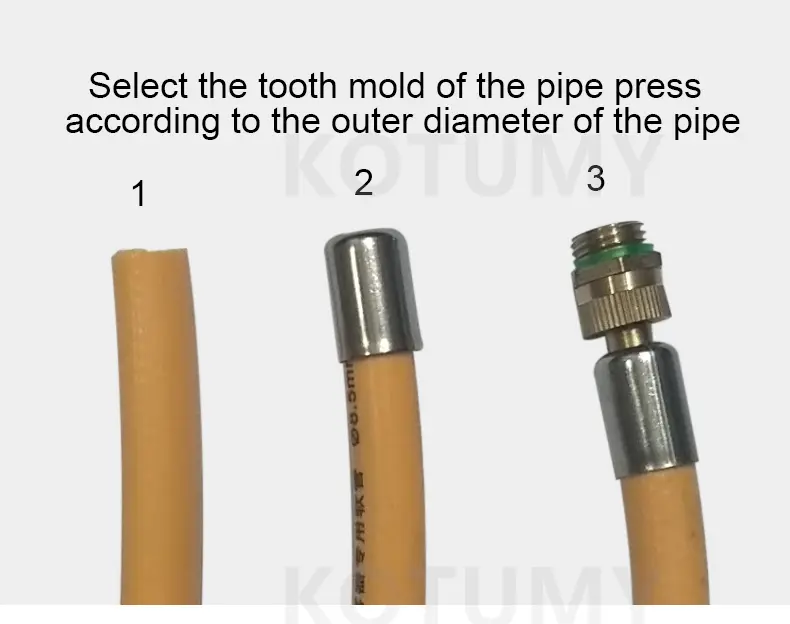 Hose Press Manual Hose Crimper Spray Agricultural Hose Joint Withholding Machine Mechanical Gear Hose Crimping Machine