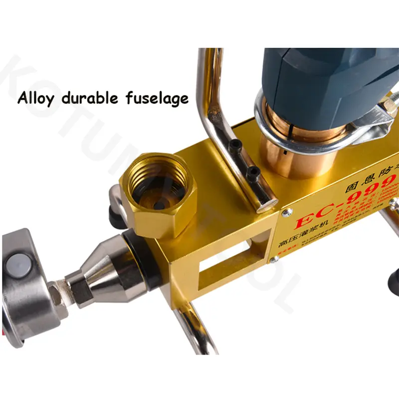 910W 1100W High Pressure Waterproof Grouting Machine Epoxy Injection Pump Epoxy/Polyurethane Foam Grouting Liquid Leakage Tool