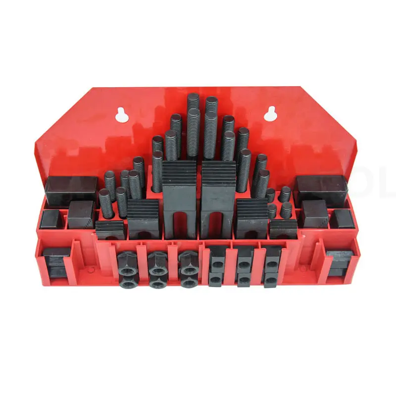 M16 Tool Mill Clamp Kit Vice Universal Fixture Screw Set 58PCS/Set Milling Machine Pressure Plate Processing Parts