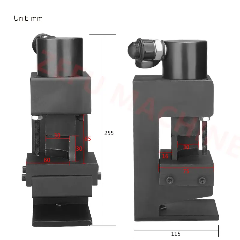 Split Type Hydraulic Chamfering Machine Angle Iron Cutter Cutting Fillet Angle Iron Machine Processing Trimming Tool