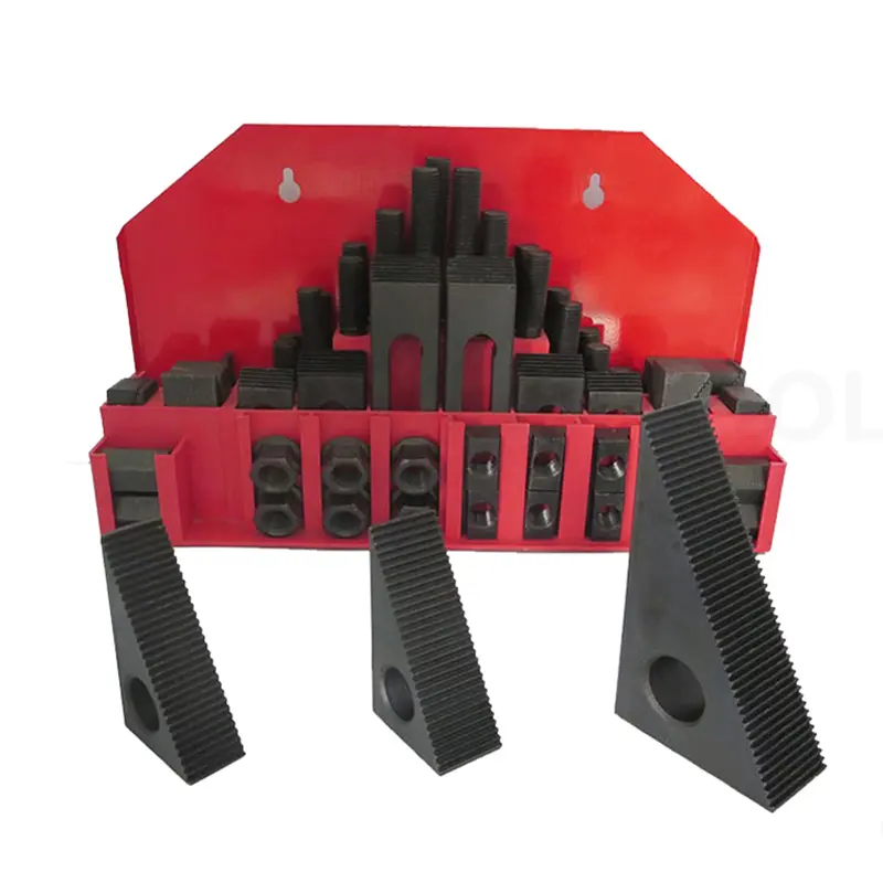 M16 Tool Mill Clamp Kit Vice Universal Fixture Screw Set 58PCS/Set Milling Machine Pressure Plate Processing Parts