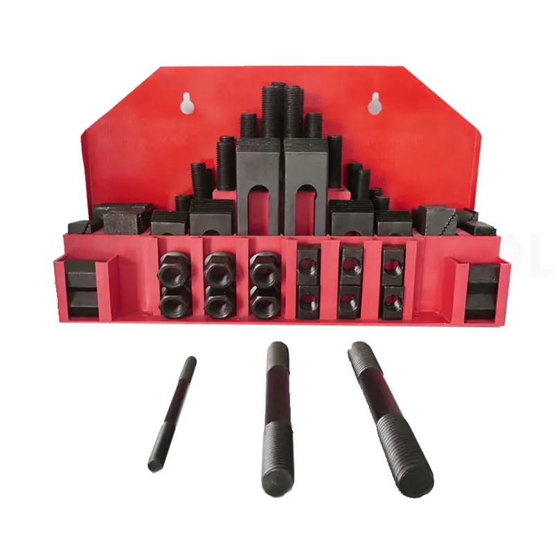M16 Tool Mill Clamp Kit Vice Universal Fixture Screw Set 58PCS/Set Milling Machine Pressure Plate Processing Parts