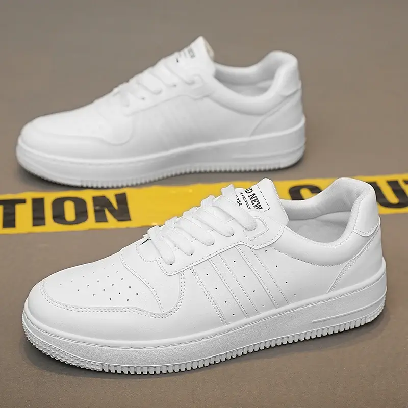 Breathable Casual Versatile Men's Shoes 2025 New White Student Sports Board Shoes Spring Season Small White Shoes For Youth