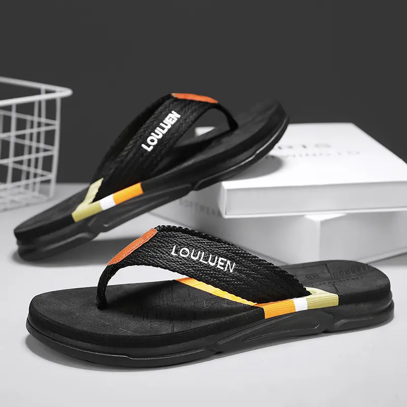 2025 Summer New Men's Slippers Fashion versatile flip-flops Men's slippers Men's Clip Toe Shoes