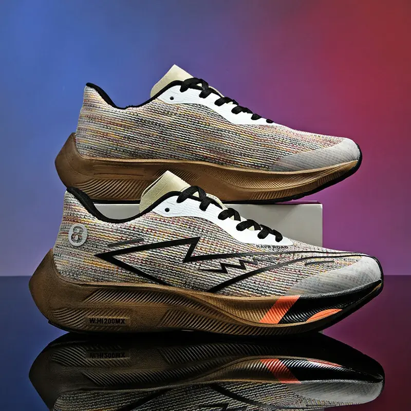 Running Shoes Men High Quality Full Palm Carbon Plate Cushion Professional ​Training Shoes Lightweight Wear-Resistant Sneakers