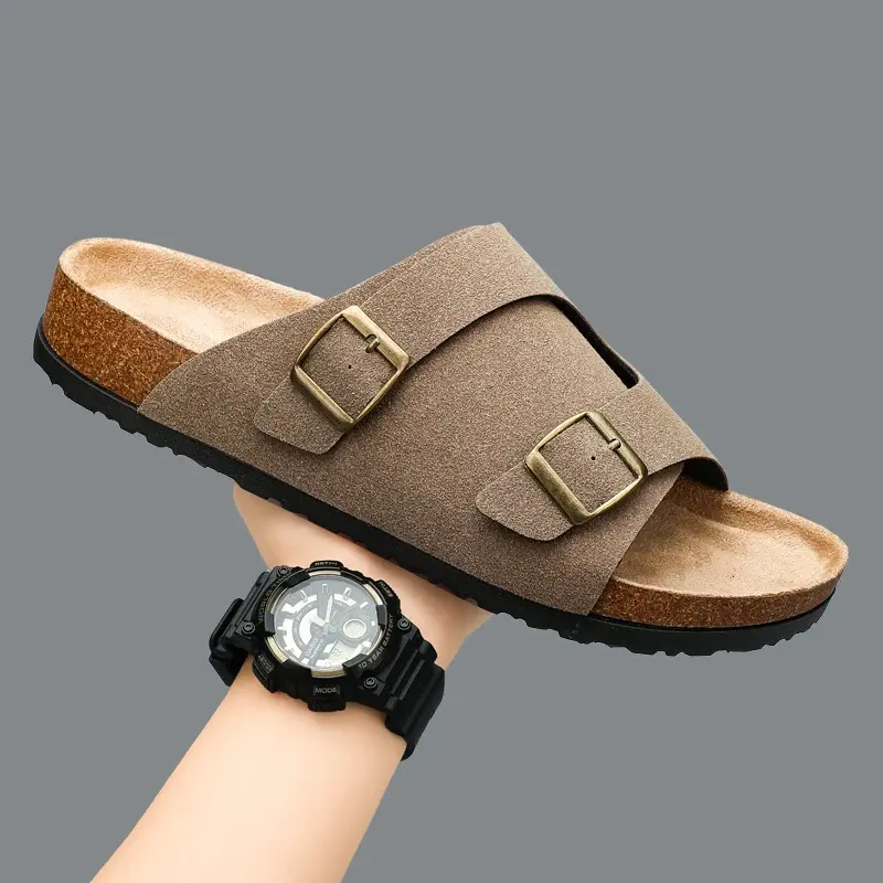 Replicas Luxury Brands Shoes for Men 2024 Men's Dad Sandals Man Summer 2024 Platform Sandals. Slipers Mens Soft Sandles Slippers