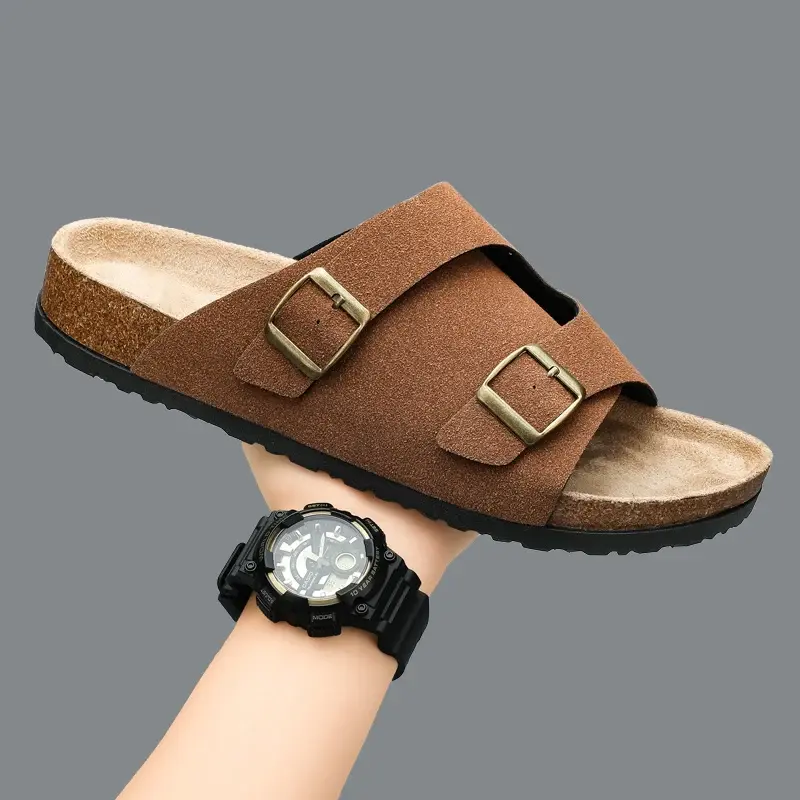 Replicas Luxury Brands Shoes for Men 2024 Men's Dad Sandals Man Summer 2024 Platform Sandals. Slipers Mens Soft Sandles Slippers