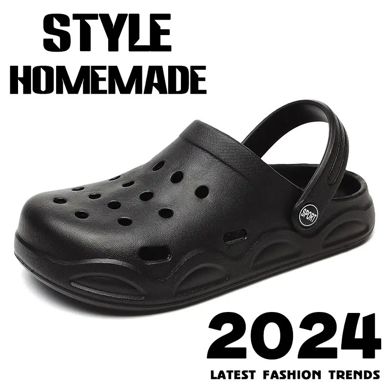 EVA Summer Women Fashion Cute Outdoor Non-Slip Rubber Slippers Indoor Soft Sole Couple Graffiti Sandals