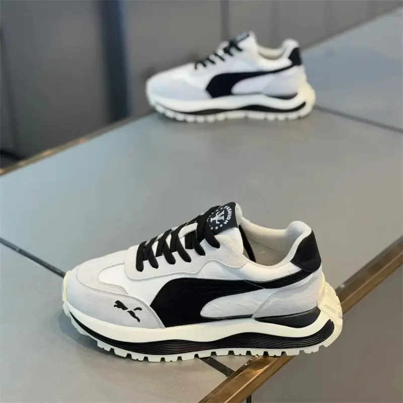 2025 Summer Casual Shoes Men's Sports Shoes Street Casual Platform Shoes Soft and Comfortable Non-slip Fashion Men's Shoes