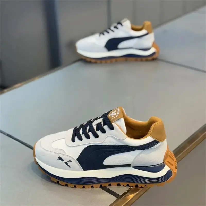2025 Summer Casual Shoes Men's Sports Shoes Street Casual Platform Shoes Soft and Comfortable Non-slip Fashion Men's Shoes