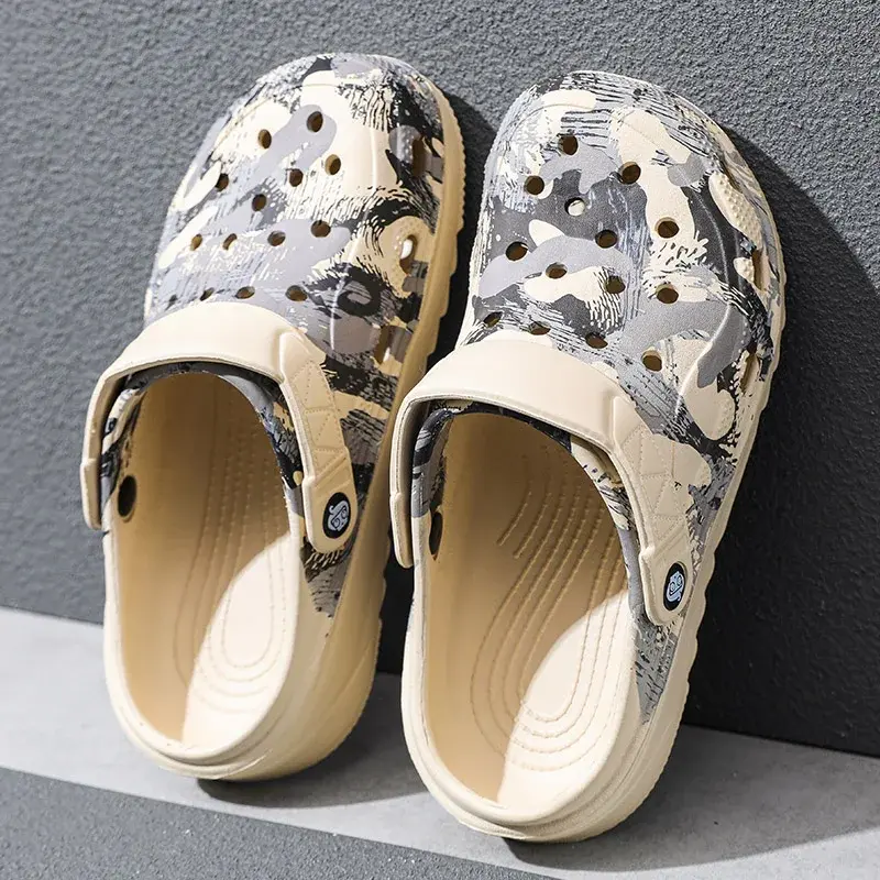 Men Flip Flops Summer Shoes Man Outside Beach Slippers EVA Light Soft Slipper Unisex Footwear Male Sandals Plus Size 368-47