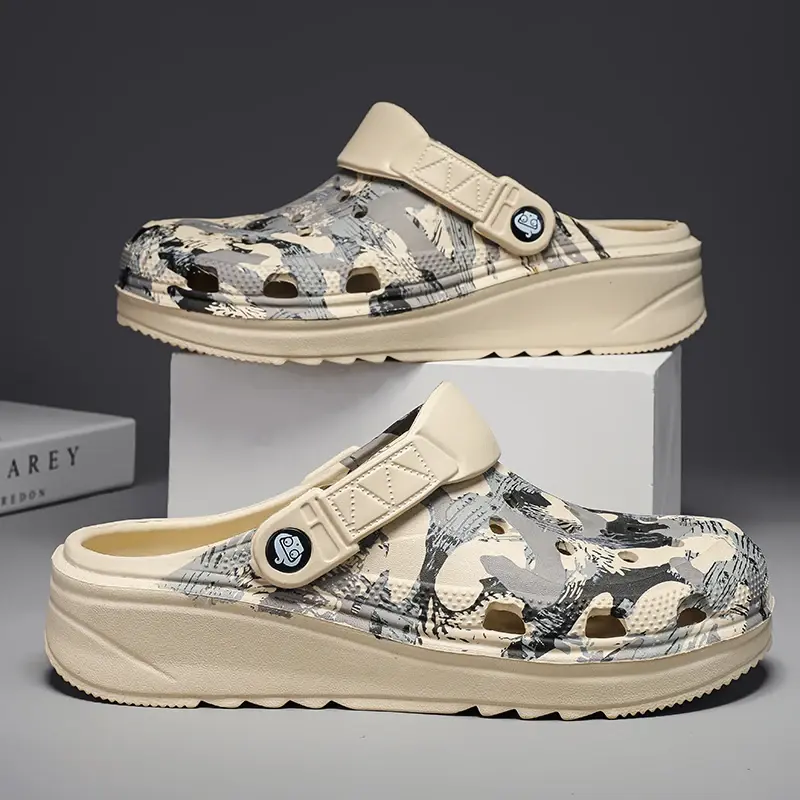 Men Flip Flops Summer Shoes Man Outside Beach Slippers EVA Light Soft Slipper Unisex Footwear Male Sandals Plus Size 368-47