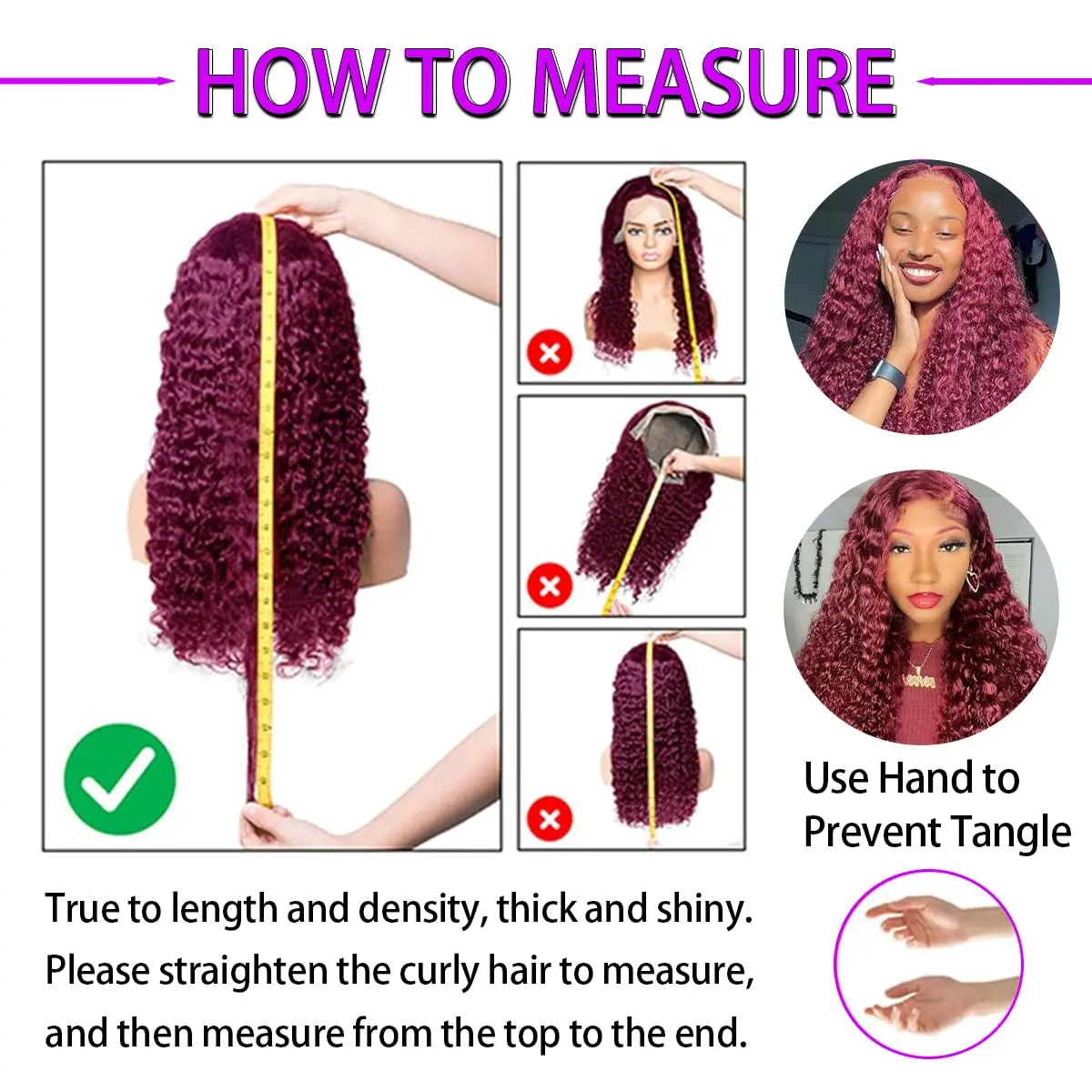 99J Burgundy Deep Wave Lace Front Wigs Human Hair13x4 Burgundy Wigs HD Transparent Lace Red Curly Lace Front Wig Human Hair