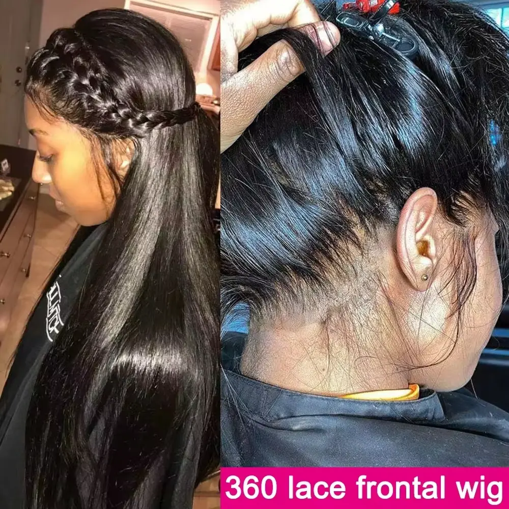 30 Inches 13x6 Bone Straight Human Hair Wigs 13x4 Transparent Lace Front Wig HD Lace Frontal Human Hair Wigs For Black Women