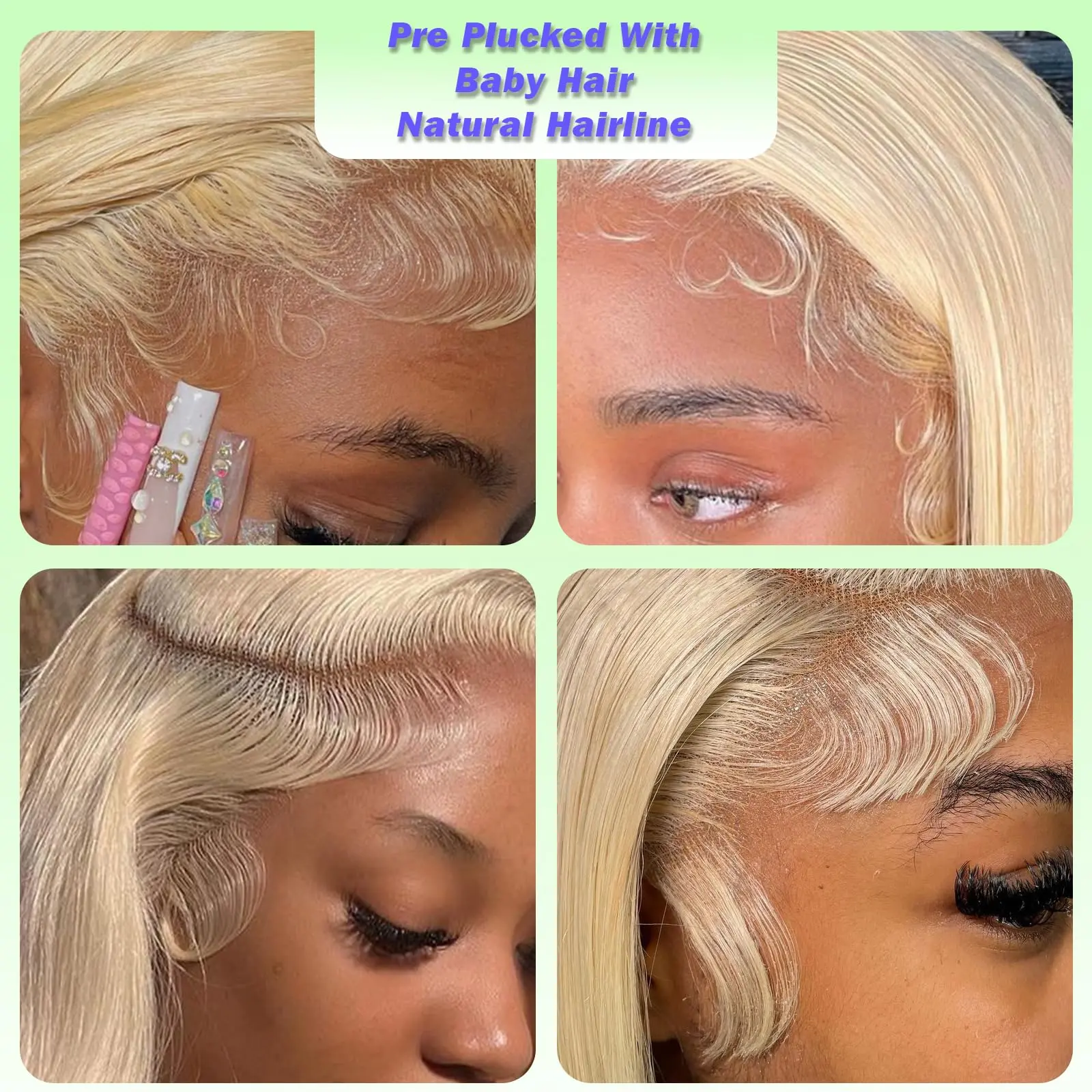 613 Blonde Lace Front Wig Human Hair 13x6 Deep Wave Lace Front Wigs Human Hair 180 Density HD Lace Frontal Wig Pre Plucked