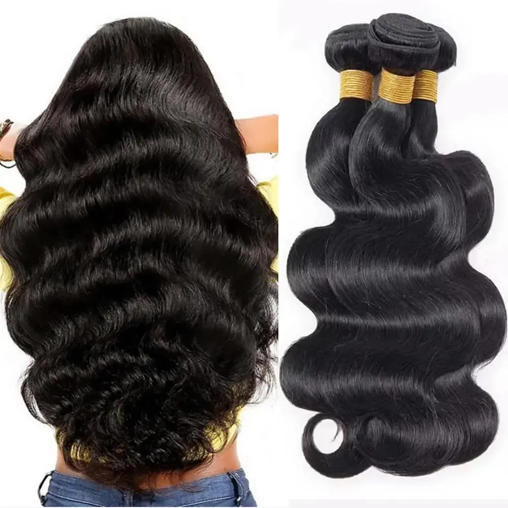 Body Wave Curly Bundles Human Hair Bundles Brazilian Hair Weave Bundles Unprocessed Hair Extensions Loose Wave Bundles