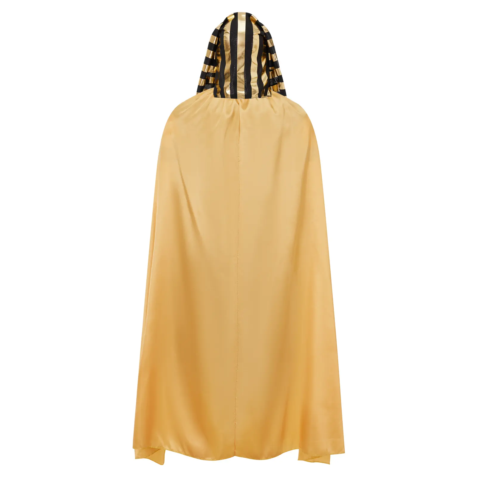 Combhasaki Men Egyptian Pharaoh Halloween Cosplay Outfits Jumpsuit + Cape + Belt + Hat + Wristbands King Tut Costume Set
