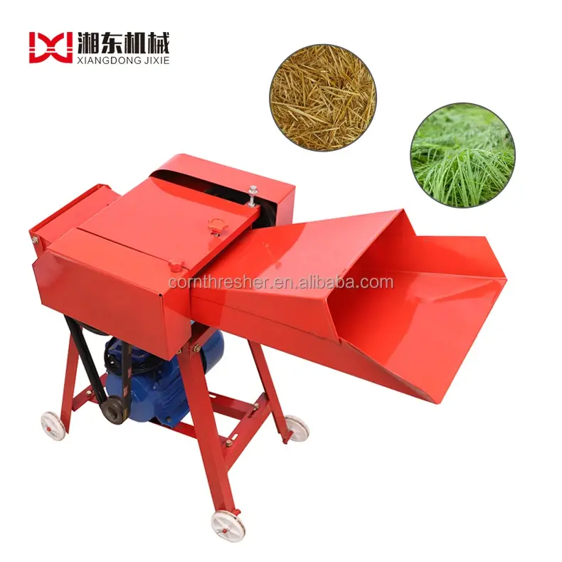 Powerful Fast Grass Chaff Cutter Machine Food Processing Straw Cutting Feed Pellet Machine For Cattle Cow Pig