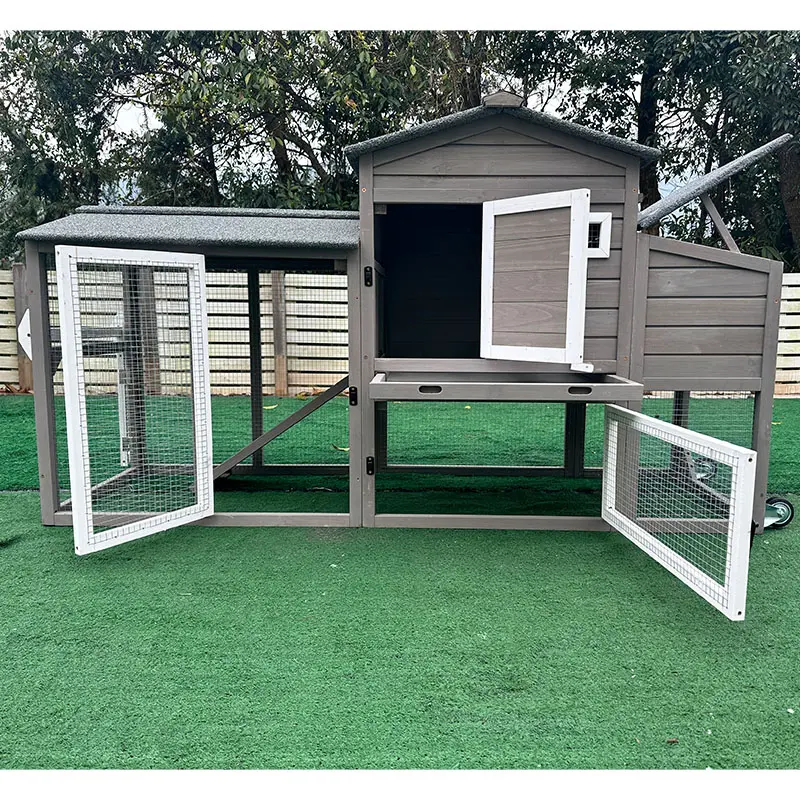 Outdoor Modern Chicken Coops Wholesale Farmhouse Wooden Chicken Coops Large Chicken Cage Pet House