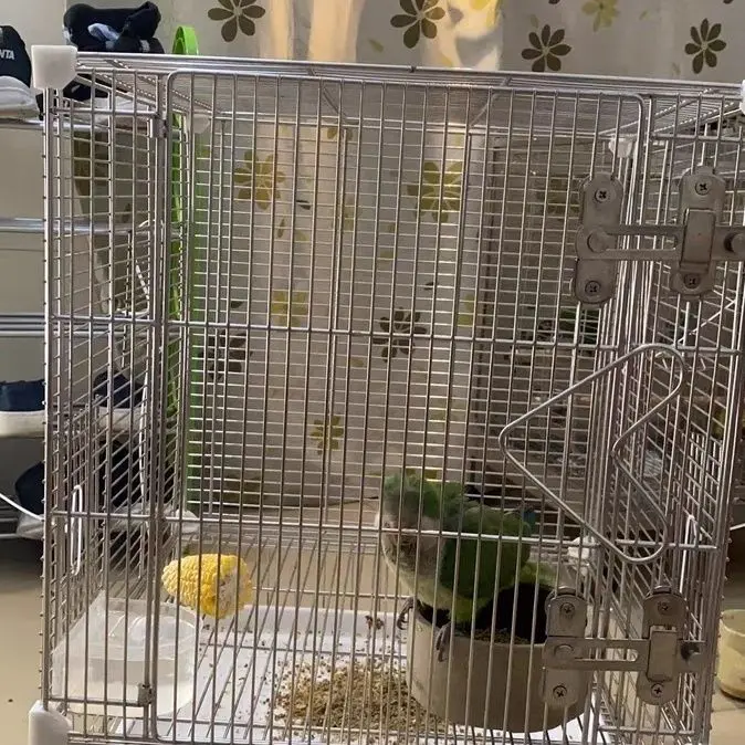 304 Stainless Steel Pet Cage Honey Squirrel Cage Totoro Villa Squirrel Cage With Wheels