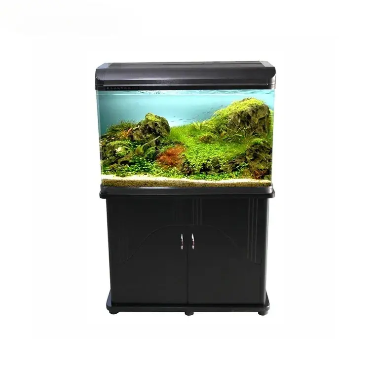 Classic Bent Glass Large Square Fish Tank Aquarium Fish Farming Tank HY1000B