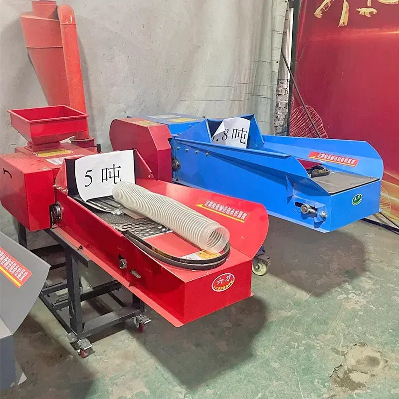 Cattle Cow Goat Sheep Food Chaff Cutter Machine Poultry Animal Cattle Feed Making Grass Shredder Silage Chopper Fodder
