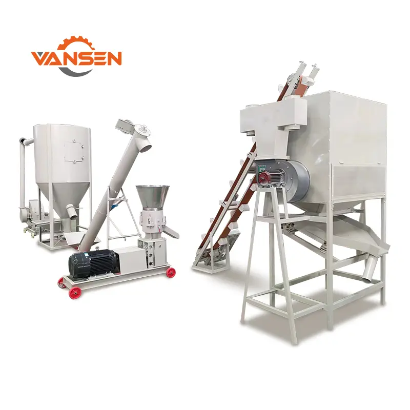 Pellet Machine Animal Feed For Farm Mutton Poultry Cattle Pig Rabbit Goat Sheep Chicken Food Making Machine Animal Feed Pellet