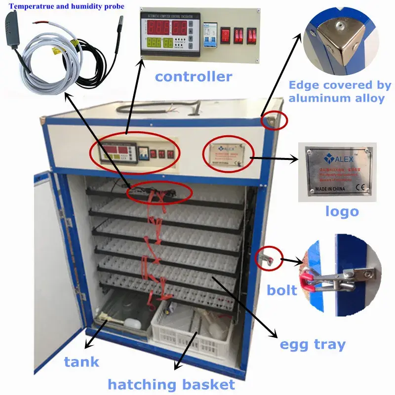 Full Automatic High Quality 24 Ostrich Eggs Incubator With Good Price For Sale