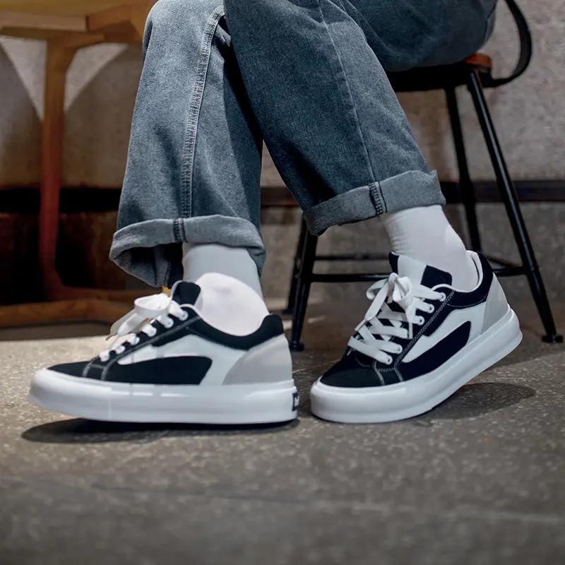 Genuine Leather Men Casual Walking Shoes All-match Male Comfortable Skate Shoe Brand Handmade Mens Sneakers Lace-Up Flats Men