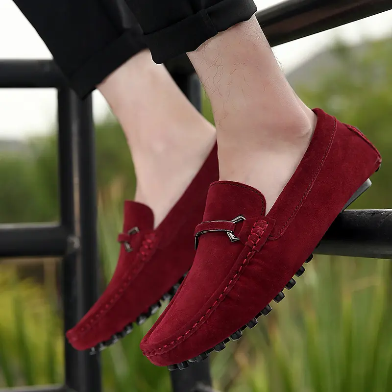 2025 New Arrival Men Handmade Loafers Fashion Mens Slip on Shoes Comfortable Mens Sneakers Comfortable for Men Walking Shoes