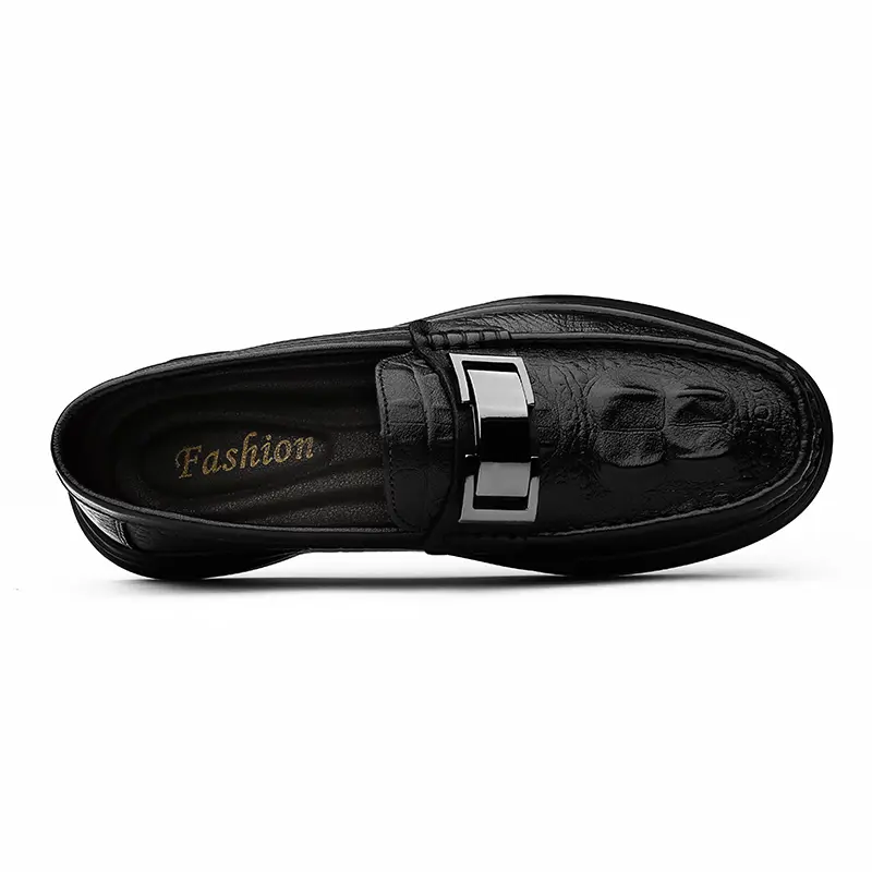 Business Men's Dress Shoes All-match Casual Loafers for Men Fashion Male Genuine Leather Walking Shoes New Classic Men's Flats