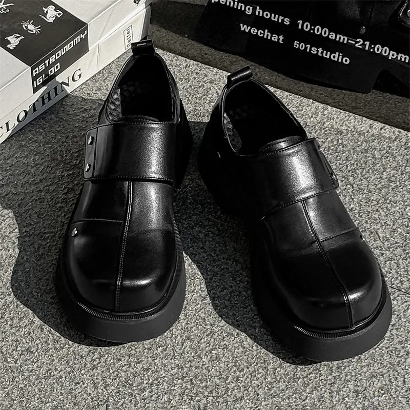 Thick Bottom Men Loafer All-match Male Comfortable Casual Shoe 2025 Classic Male Business Shoes Luxury Brand Mens Slip on Shoes
