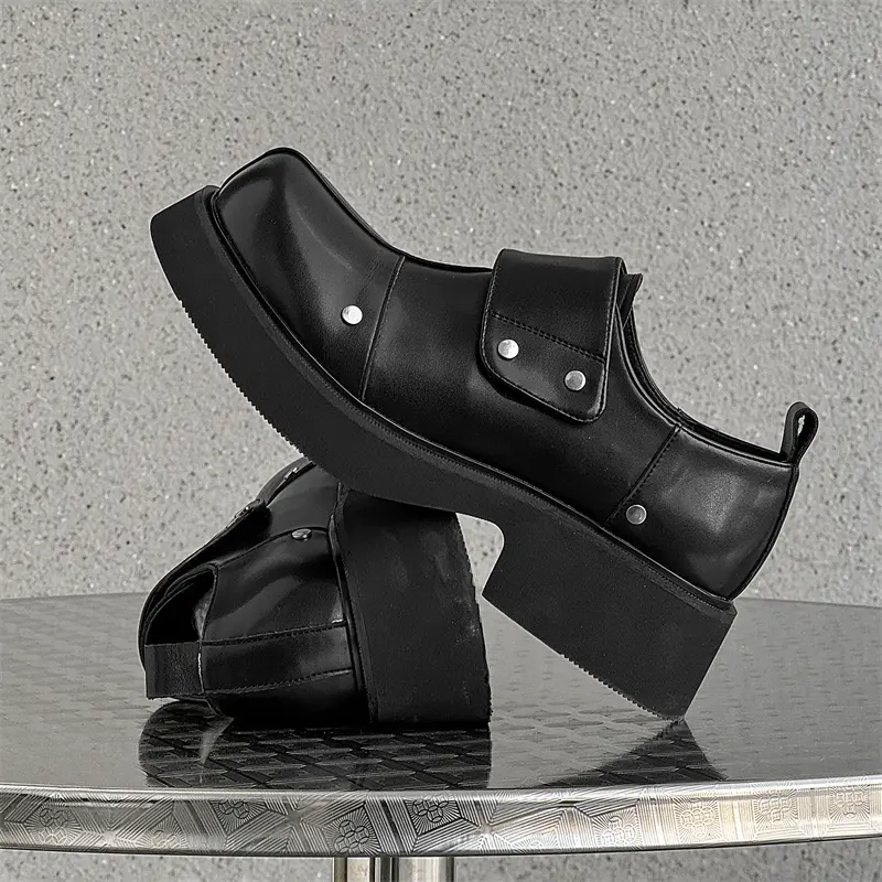 Thick Bottom Men Loafer All-match Male Comfortable Casual Shoe 2025 Classic Male Business Shoes Luxury Brand Mens Slip on Shoes