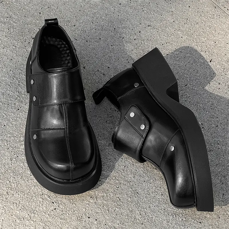 Thick Bottom Men Loafer All-match Male Comfortable Casual Shoe 2025 Classic Male Business Shoes Luxury Brand Mens Slip on Shoes