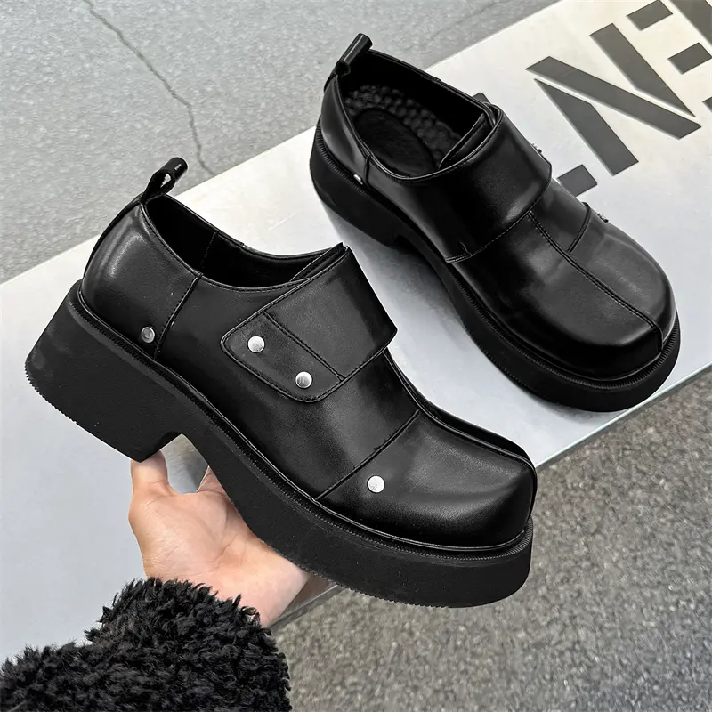 Thick Bottom Men Loafer All-match Male Comfortable Casual Shoe 2025 Classic Male Business Shoes Luxury Brand Mens Slip on Shoes